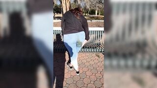 Lexipoo - Lexi begs her Dom to poop her pants in public