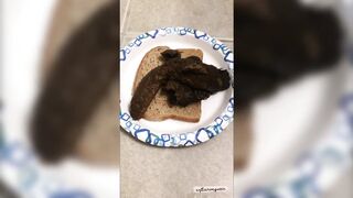 softservequeen - 8+inch thick log becomes your sandwich