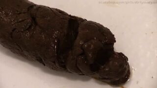 DirtyMaryan - Pooping 2 times during my period