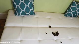 LoveRachelle2 - Shitting On My New Futon and Tasting It