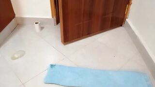 Dirty nasty little whore - Pushing poop,tasting and smearing on ass