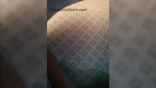 CassieScat - Accident in Panties, Tentative Play (Toilet POV)