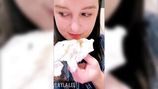 Layla Lee - Truck Stop Gas Station Dump