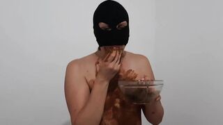 GoddessAndreea - DIRTYWIFE become Scatwife - eat and smearing shit