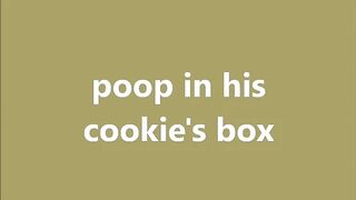 selvaggia-scat - brown revenge: poo and farts in his cookies