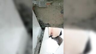 The hospital held a ditch toilet 5
