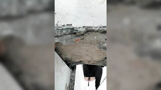 The hospital held a ditch toilet 5