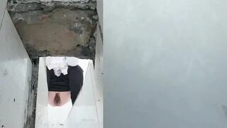 The hospital held a ditch toilet 6