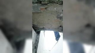The hospital held a ditch toilet 6