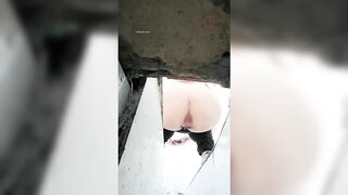 The hospital held a ditch toilet 6