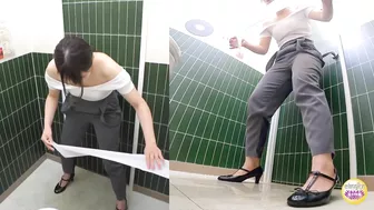 DLSL-597 03 Hidden video footage at the nail salon: women can not use their hands and wetting themselves. VOL. 2
