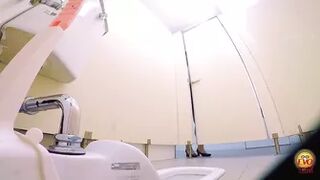 DLEE-715 05 Japanese style toilet voyeur: female urine laser beams striking inside the toilet tank. VOL. 8
