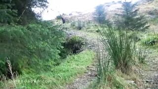 Rebekah - Topless Mountain Trekking