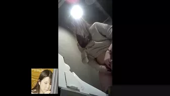 28105879 A close-up shot of a transcendent beauty with long black hair and a tongue insertion scene! [Assault! Women's restroom next door ⑨]