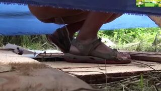 rock festival toilet