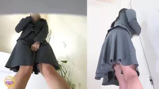 DLSL-447 03 Insidious bullying of the office ladies. Wetting in front of blocked toilet door. VOL. 2