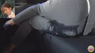 DLSL-543 03 Shameful urine leakage record of a rookie office lady during car trip