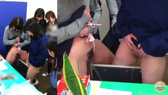 DLSL-532 05 Groups of female students performing mischievous pee pranks