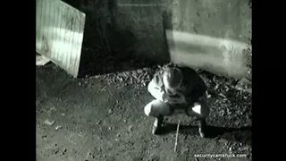 Prostitute pissing caught on cam
