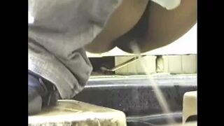 Japanese Style Toilet Peeing Special