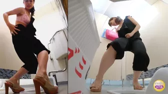 DLSL-482 02 Girls with undressing problems leaking during the emergency peeing situation