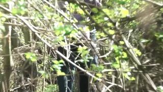 Filmed with a hidden camera,girls pee in nature-6