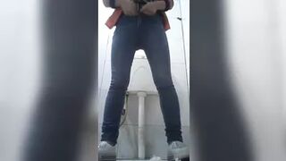 China female dorm toilet voyeur