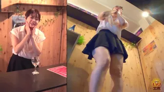 DLEE-553 04 Spycam in the toilet with girls-baristas urinating after reaching their holding limit