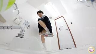 DLSL-438 03 Girls’ school toilet broke down and overflowed with piss. Grossed out urination voyeur