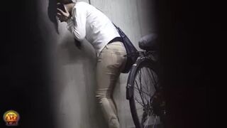 DLEE-151 03 Women caught leaking in pants in public toilet. VOL.2