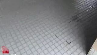 F55-08 01 Pee desperation in the car. Last-minute run to the toilet fail