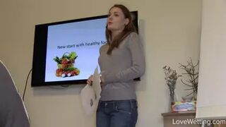 Niki - Wetting During a Lecture