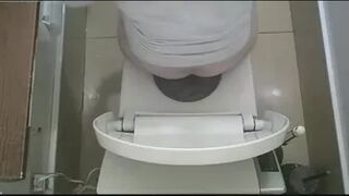 15378833 Uncensored multi-convenience store toilet 4 turtle Western style toilet voyeur