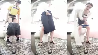 28104225 I took a picture of a Western-style toilet in the sea! 16 There are a lot of vulgar beauty ...