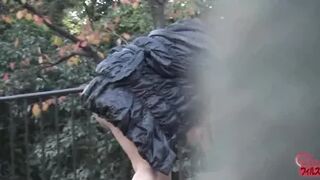 DLFF-096 03 Women’s pleasant peeing in standing position. Outdoor voyeurism