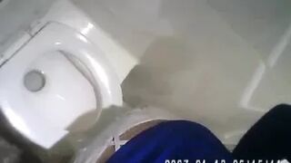 Coachtoilet on board, hidden camera