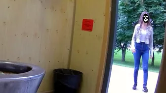 she has to go to toilet