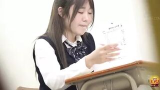DLEE-405 02 Girls cram school voyeur Urine paradise Pee desperation during class VOL 5