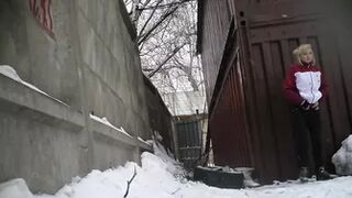 Hidden Cam Behind The Garages