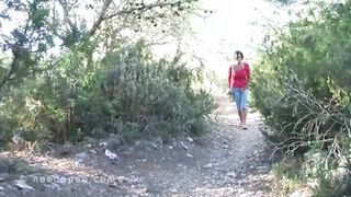 Rebekah - Bikini Pee In Woods