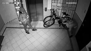 Pee in stairwell