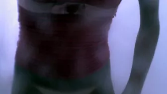 peeing in the public shower 1