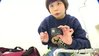 Japanese Drag King attempts urinal through fly