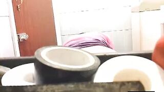 various captures of aunt peeing