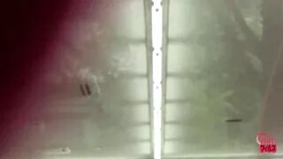 F55-07 05 Pantywetting in public. Downtown leaking edition
