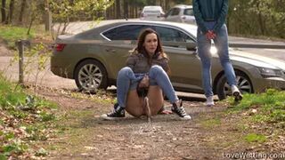 Ali & Cynthia - Pissing Scene