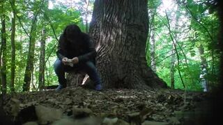 Girls Pissing Near The Tree 3