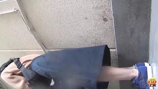 DLEE-234 01 Wetting in jeans Outdoor desperation and pissing in the line to the toilet