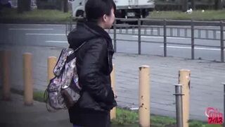 DLFF-038 01 Outdoor wetting voyeur - women leaking piss and throwing away wet underwear