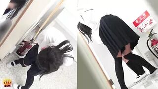 DLEE-167 01 Girls school students shameful wetting records - listening leaking sounds of pissed panties in various situations
